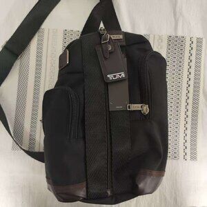 NWT Tumi Alpha Bravo Monterey Black Anti-Theft Sling | Tactical Crossbody Bag